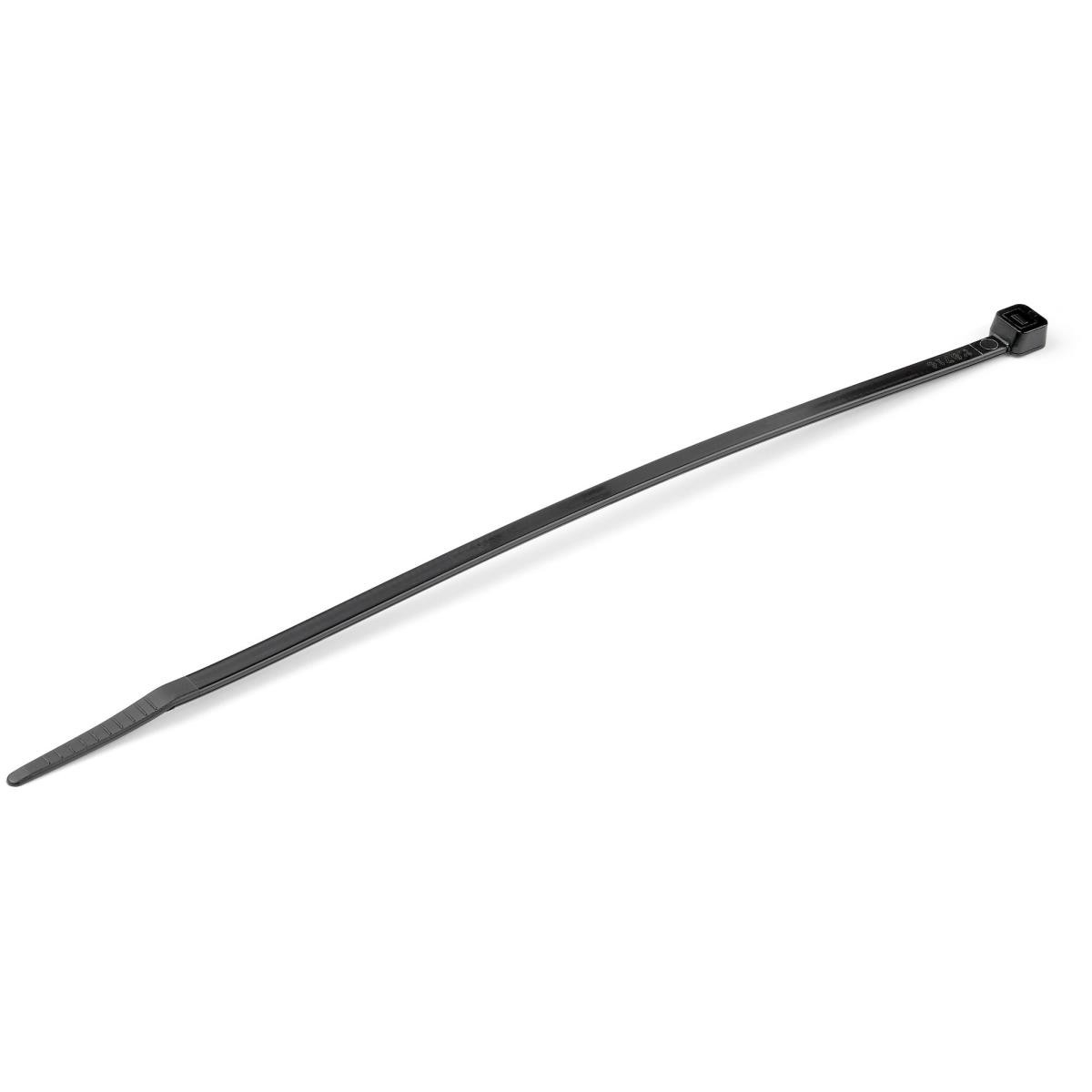 100 PACK 8 CABLE TIES -BLACK thumbnail