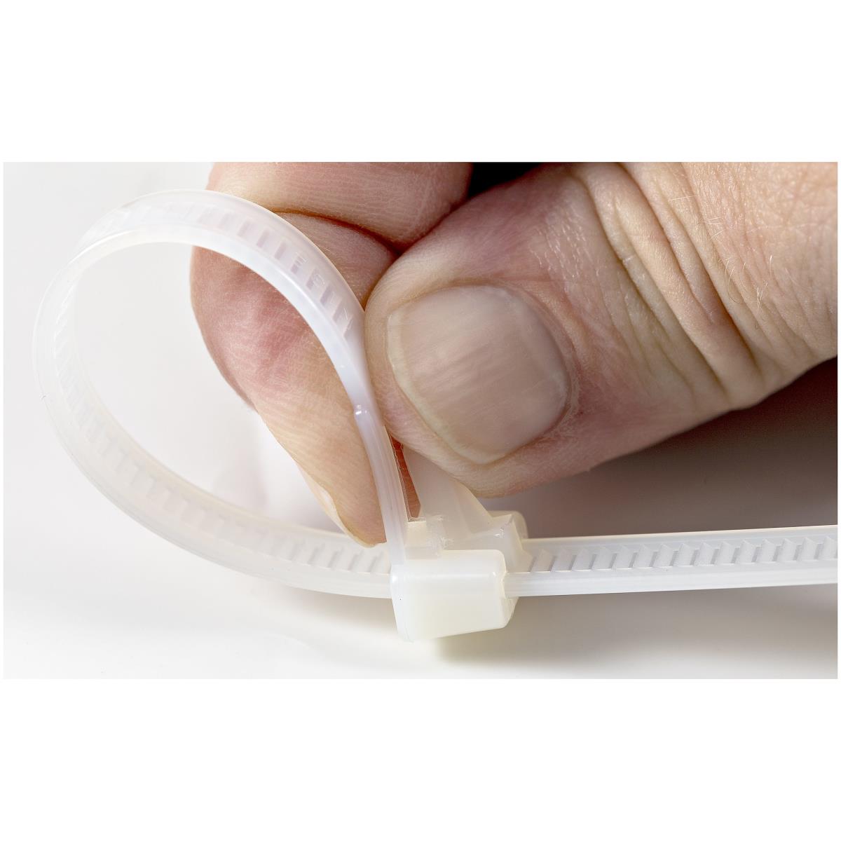 100 PACK OF RESEALABLE ZIP TIES thumbnail