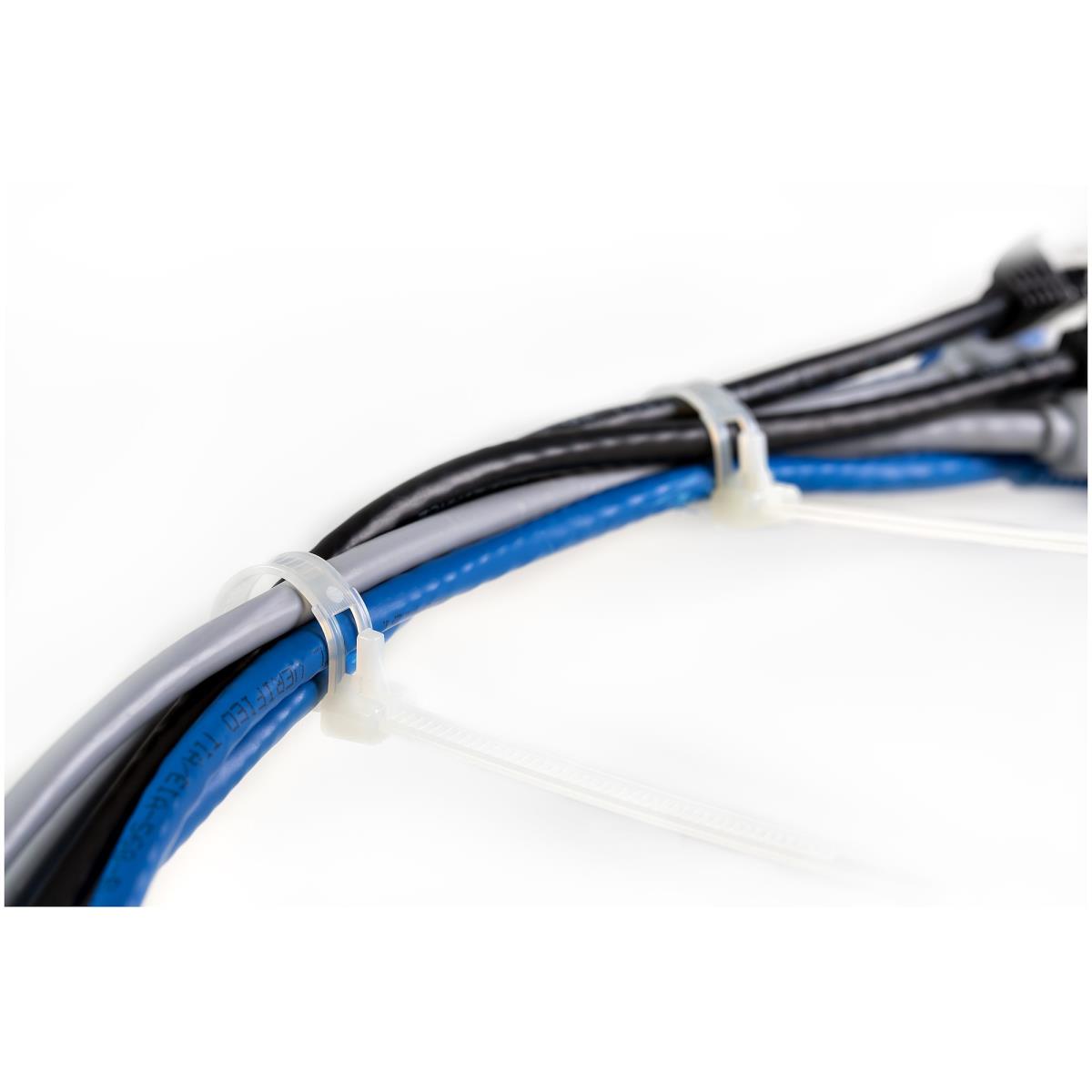 100 PACK OF RESEALABLE ZIP TIES thumbnail