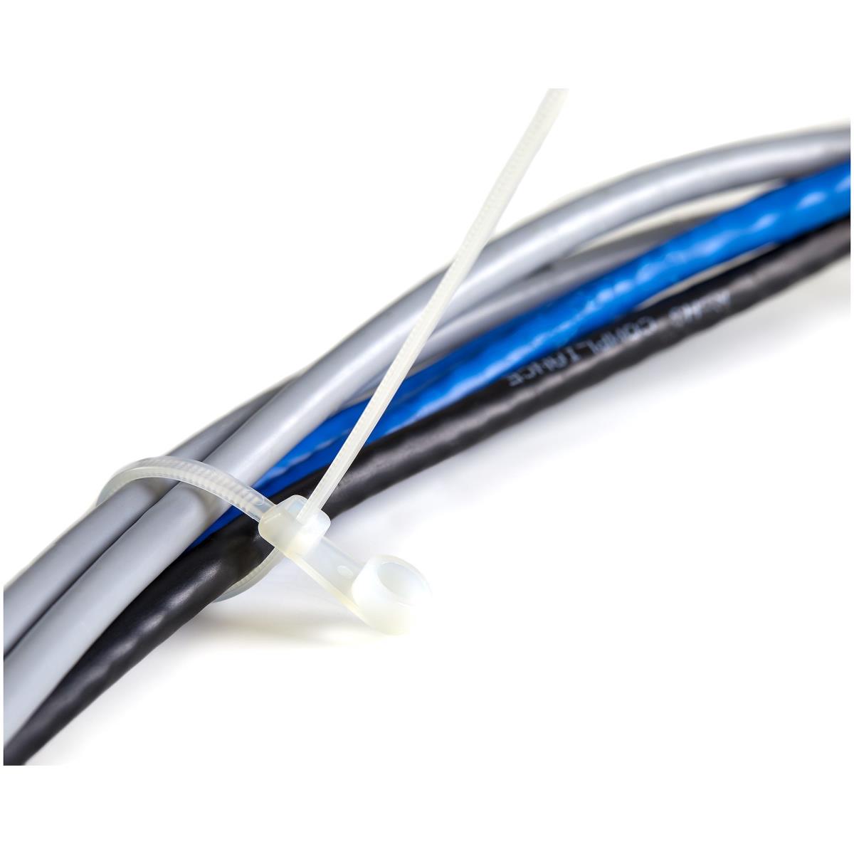 100 PACK OF PLASTIC ZIP TIES thumbnail