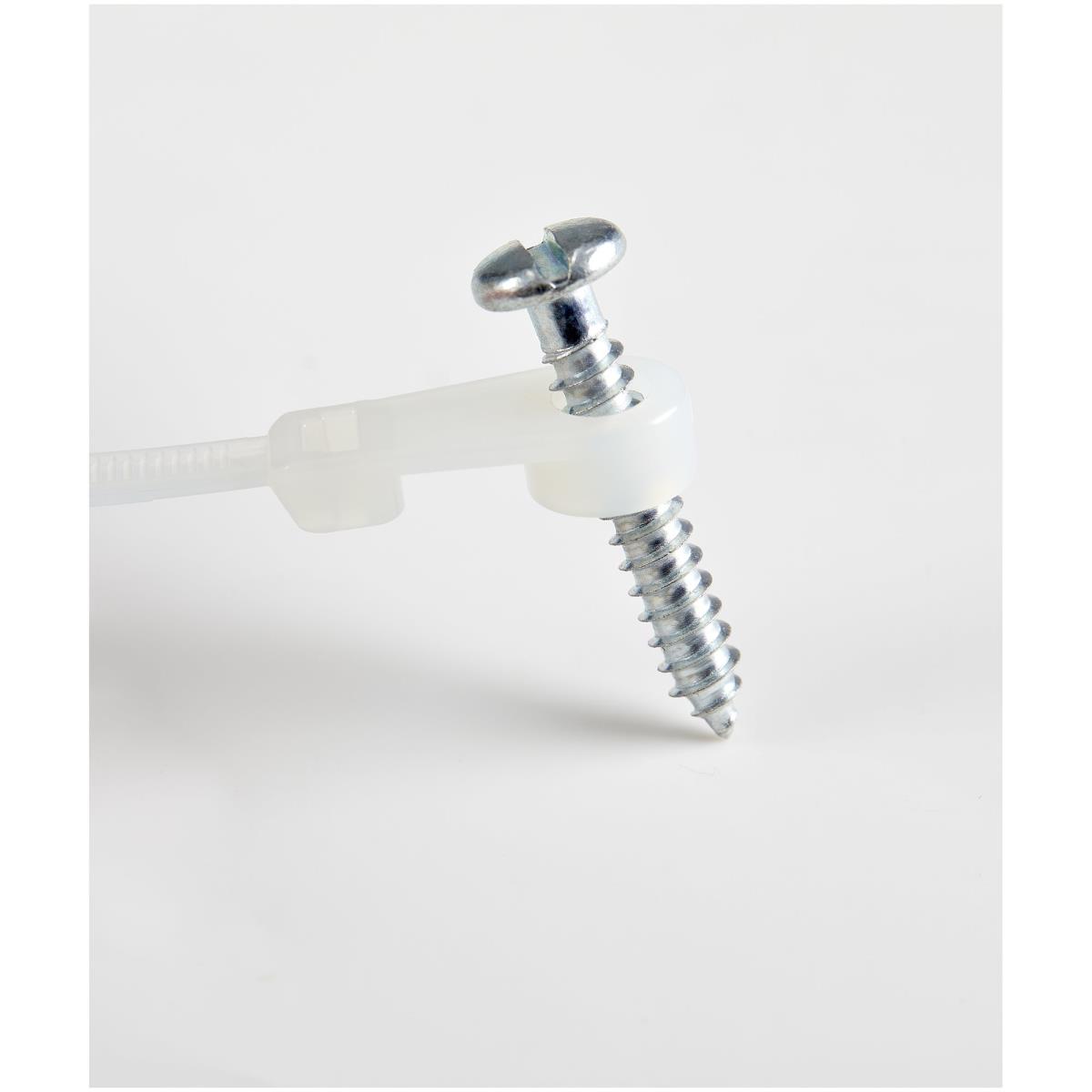 100 PACK OF PLASTIC ZIP TIES thumbnail