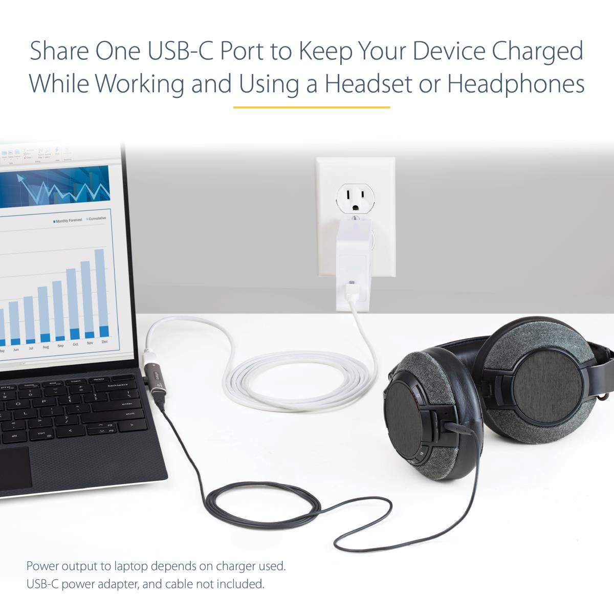 USB C AUDIO / CHARGE ADAPTER W/ thumbnail