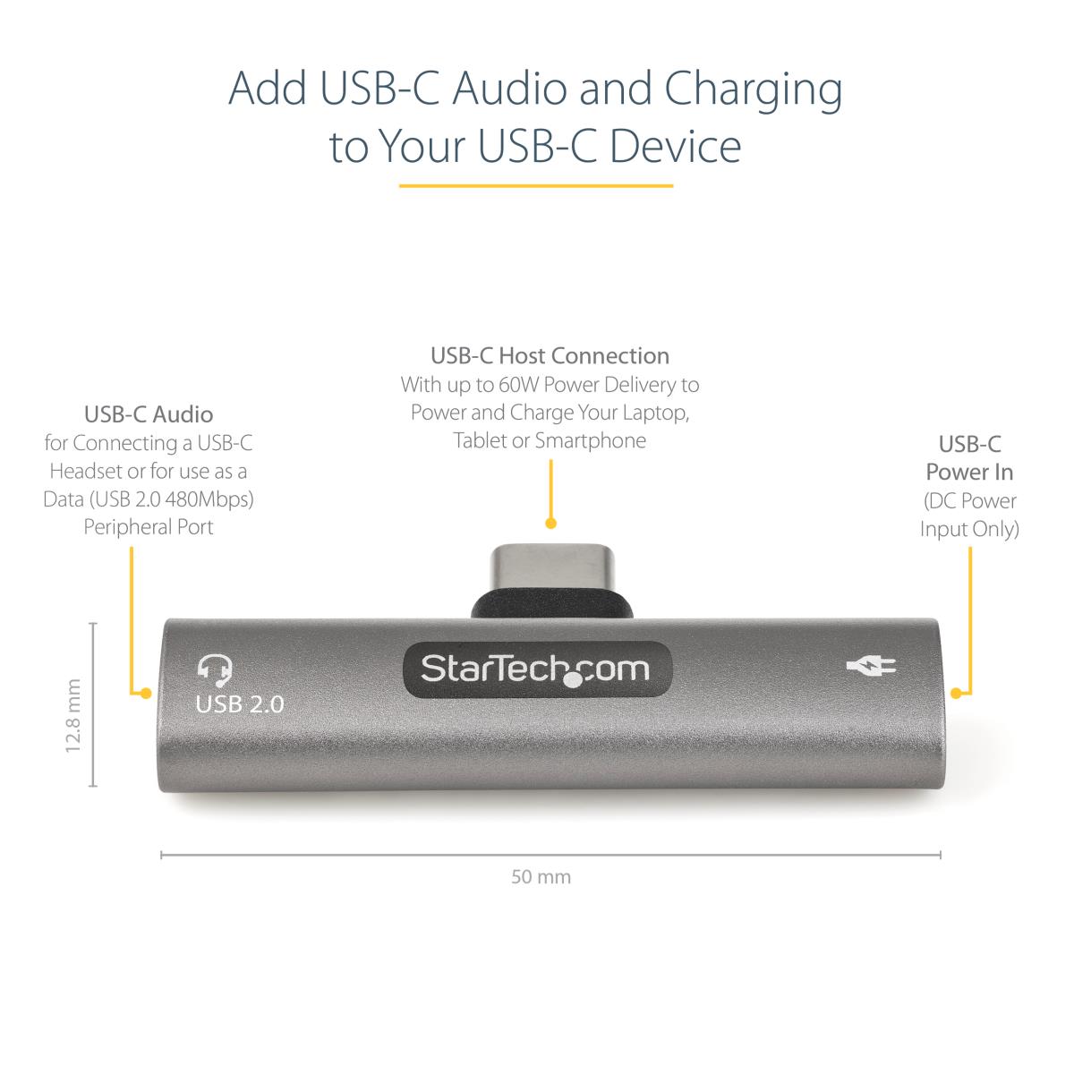 USB C AUDIO / CHARGE ADAPTER W/ thumbnail