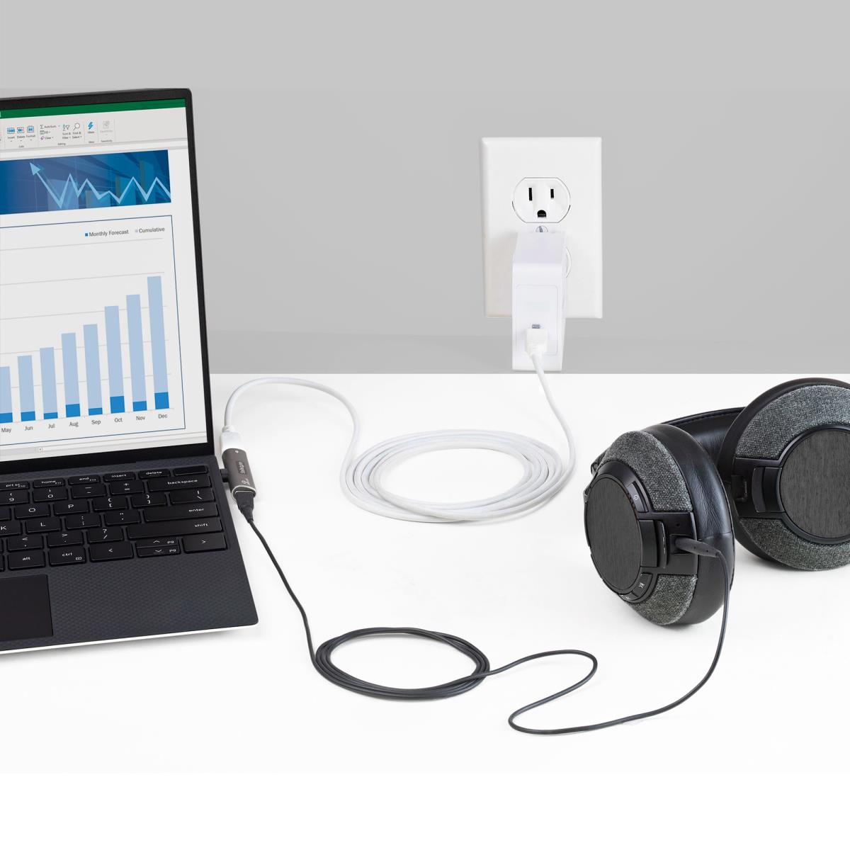 USB C AUDIO / CHARGE ADAPTER W/ thumbnail