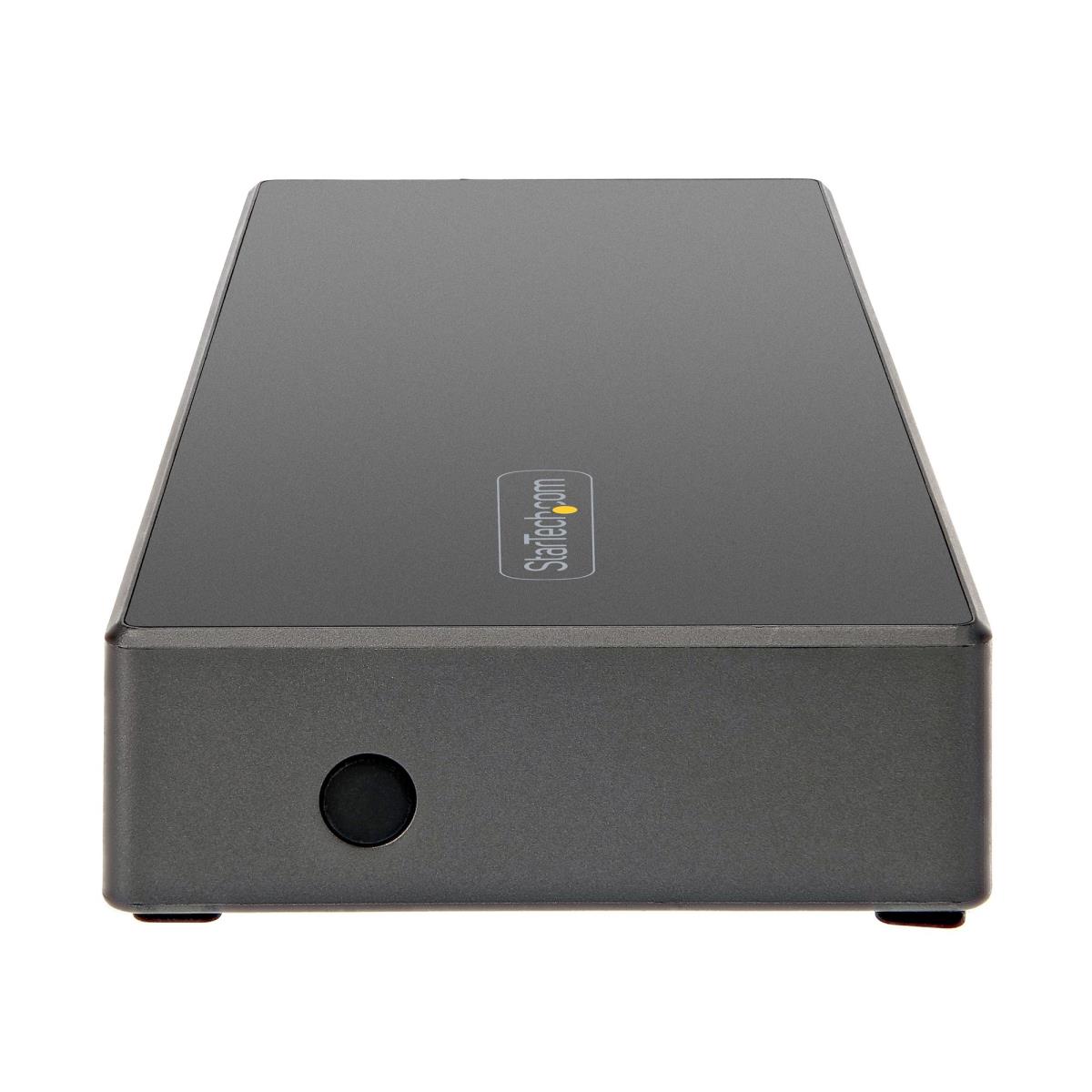 USB C Dock - Triple 4K Monitor USB Type-C Docking Station - 100W Power Delivery - DP 1.4 Alt Mode & DSC, 2x DisplayPort 1.4/HDMI 2.0 - 6xUSB (2x 10Gbps) - Windows/Chrome - Docking station - USB-C - HDMI, 2 x DP - 1GbE - 100 Watt - United Kingdom, Europe thumbnail