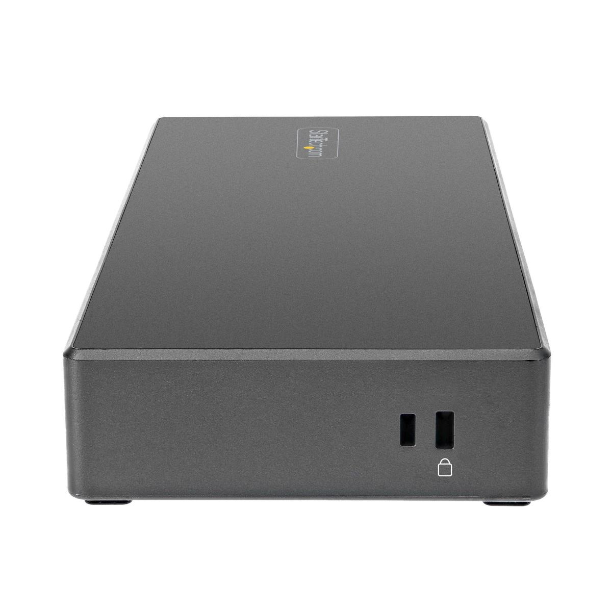 USB C Dock - Triple 4K Monitor USB Type-C Docking Station - 100W Power Delivery - DP 1.4 Alt Mode & DSC, 2x DisplayPort 1.4/HDMI 2.0 - 6xUSB (2x 10Gbps) - Windows/Chrome - Docking station - USB-C - HDMI, 2 x DP - 1GbE - 100 Watt - United Kingdom, Europe thumbnail