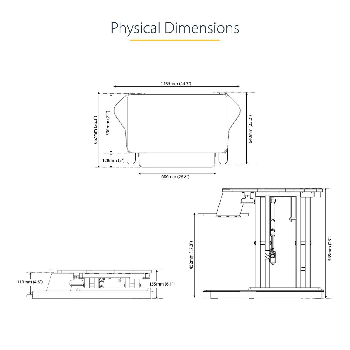 CORNER SIT STAND DESK CONVERTER thumbnail