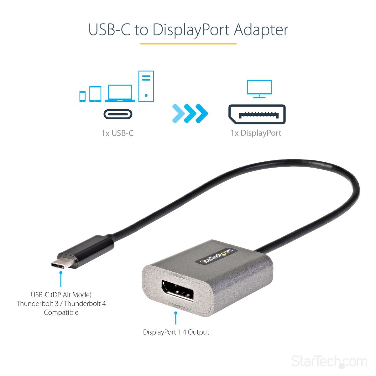 USB C TO DISPLAYPORT ADAPTER thumbnail