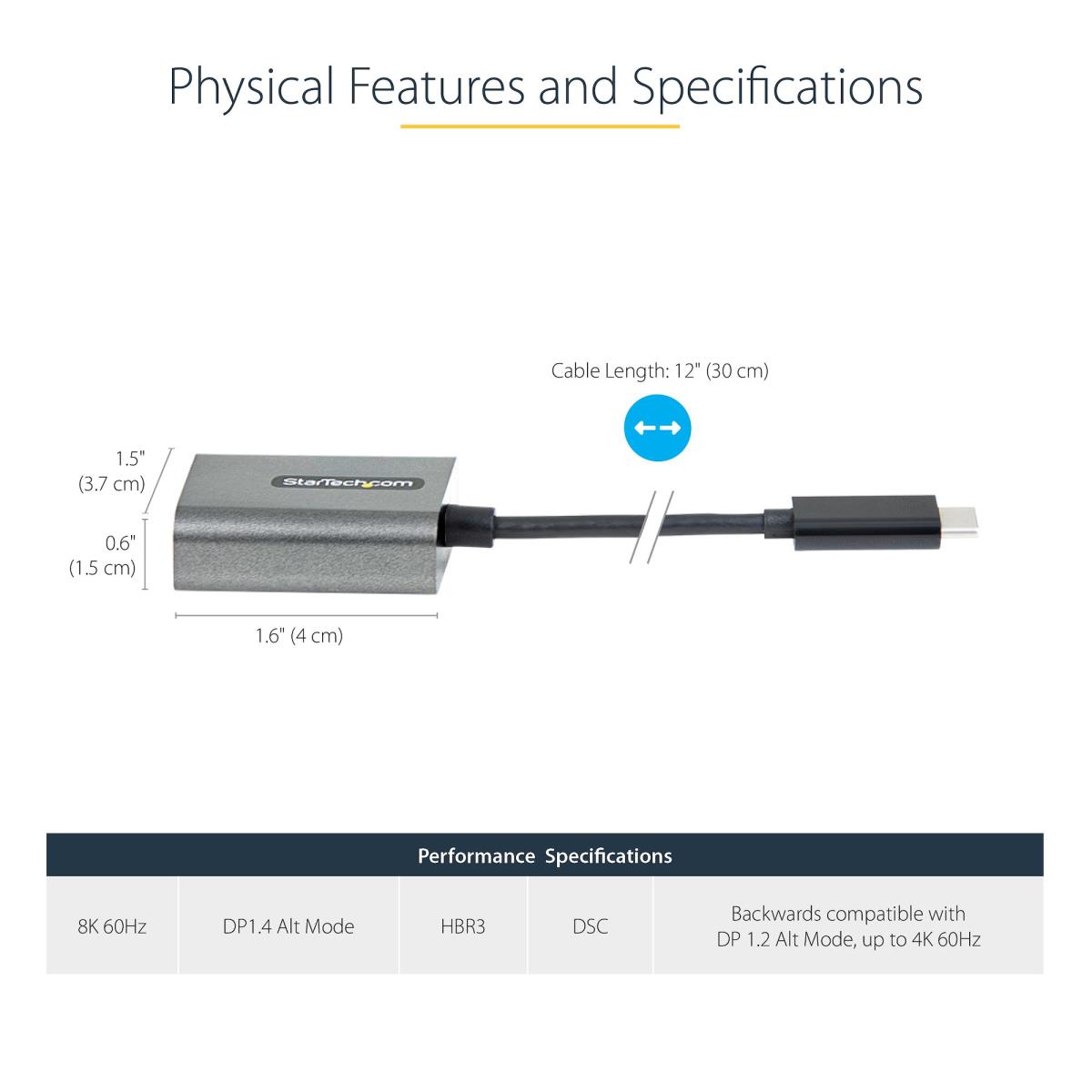 USB C TO DISPLAYPORT ADAPTER thumbnail