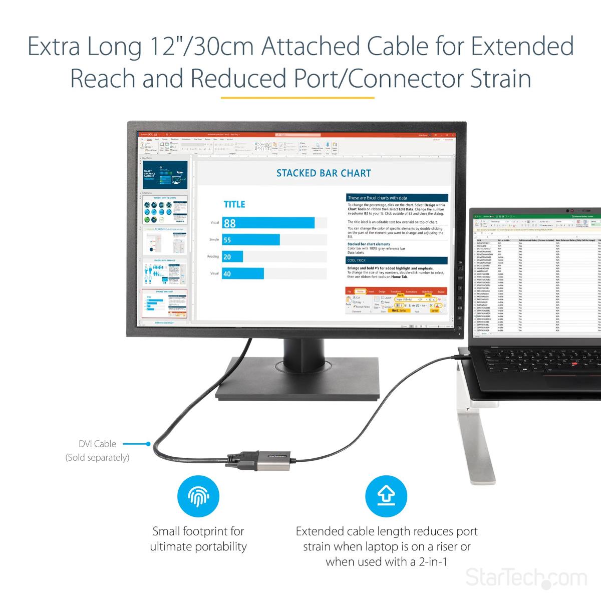 12 USB C TO DVI ADAPTER DONGLE thumbnail