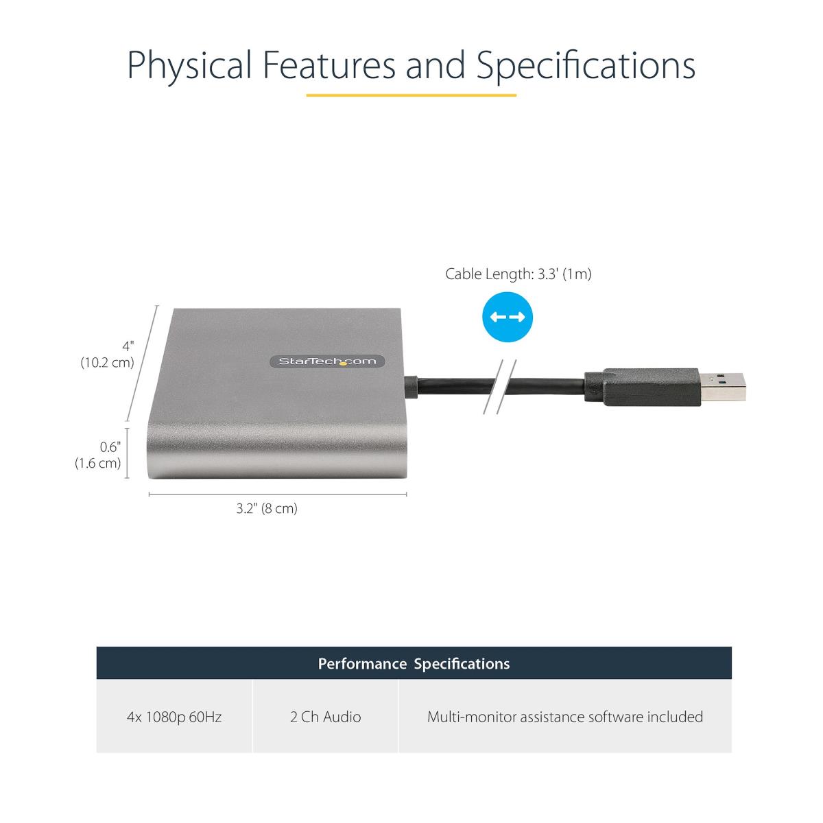 USB TO HDMI ADAPTER EXTERNAL thumbnail