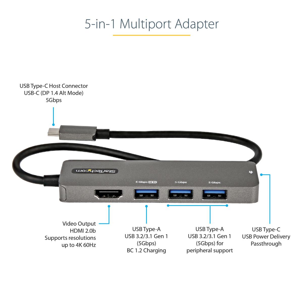 USB C MULTIPORT ADAPTER 100W PD thumbnail