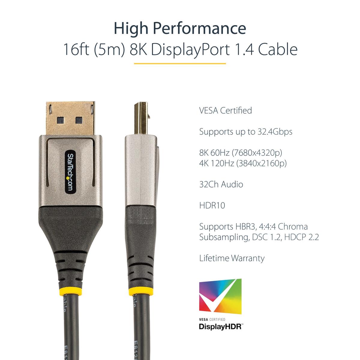 16 8K DISPLAYPORT 1.4 CABLE DP thumbnail