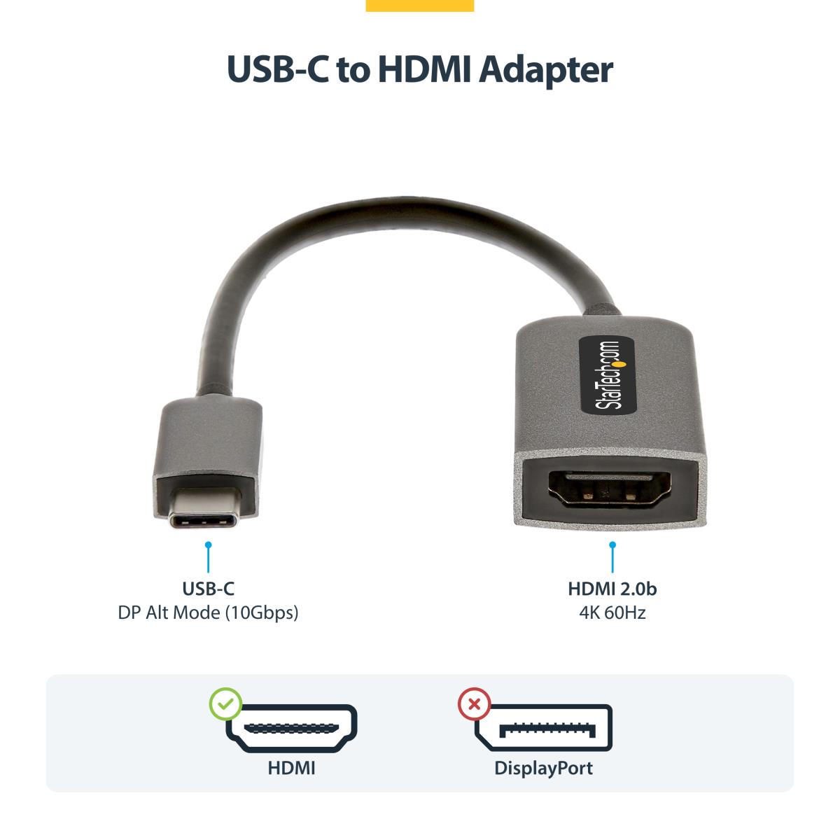 USB-C TO HDMI ADAPTER - 4K 60HZ thumbnail