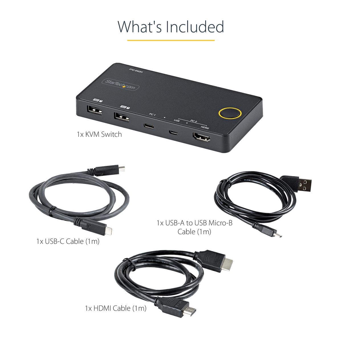 2 PORT USB-A/HDMI / USB-C KVM thumbnail