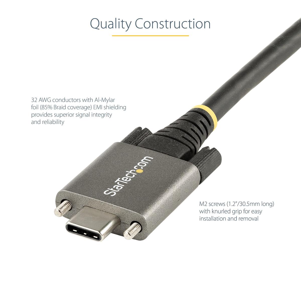 1M LOCKING USB C CABLE 100W PD thumbnail