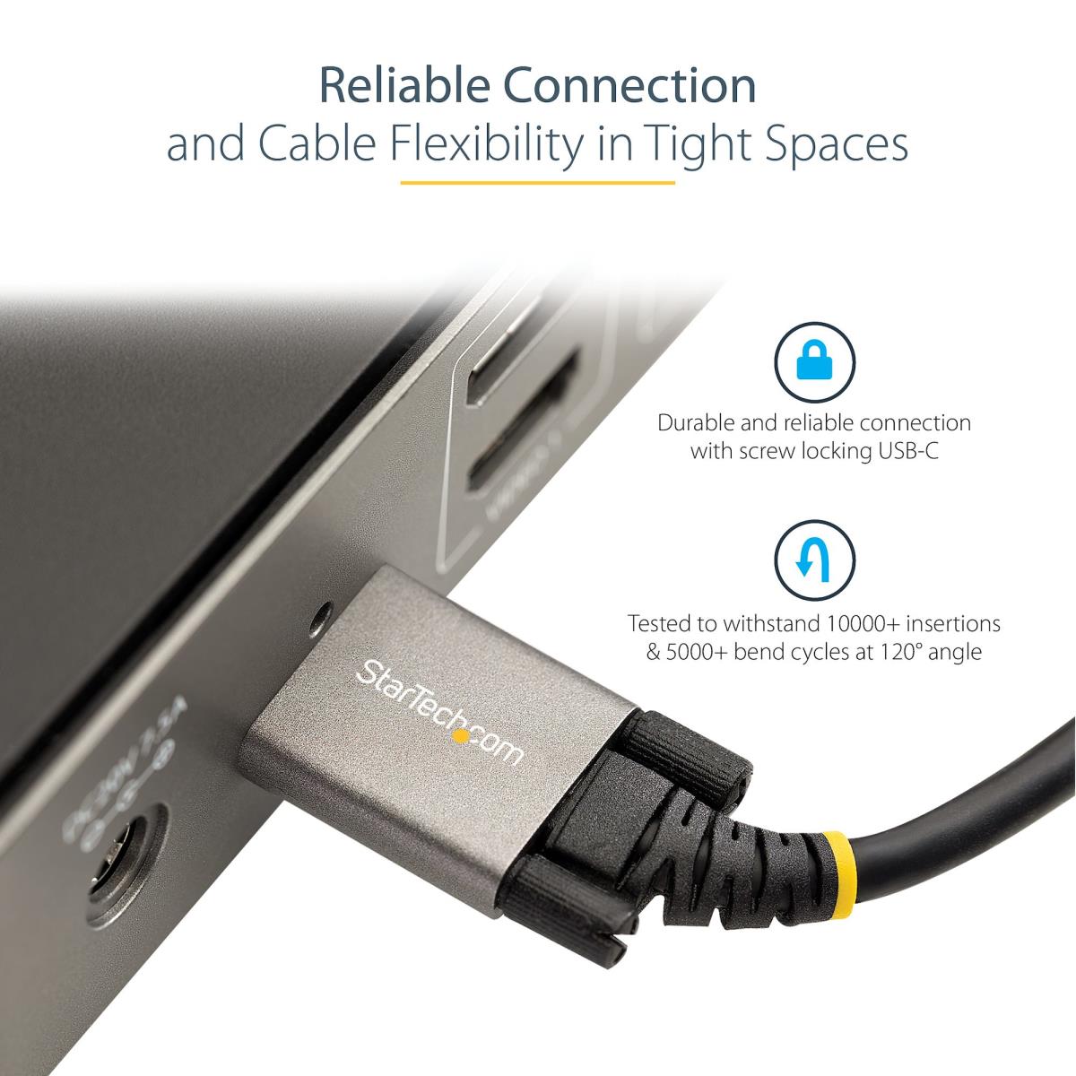 1M LOCKING USB C CABLE 100W PD thumbnail