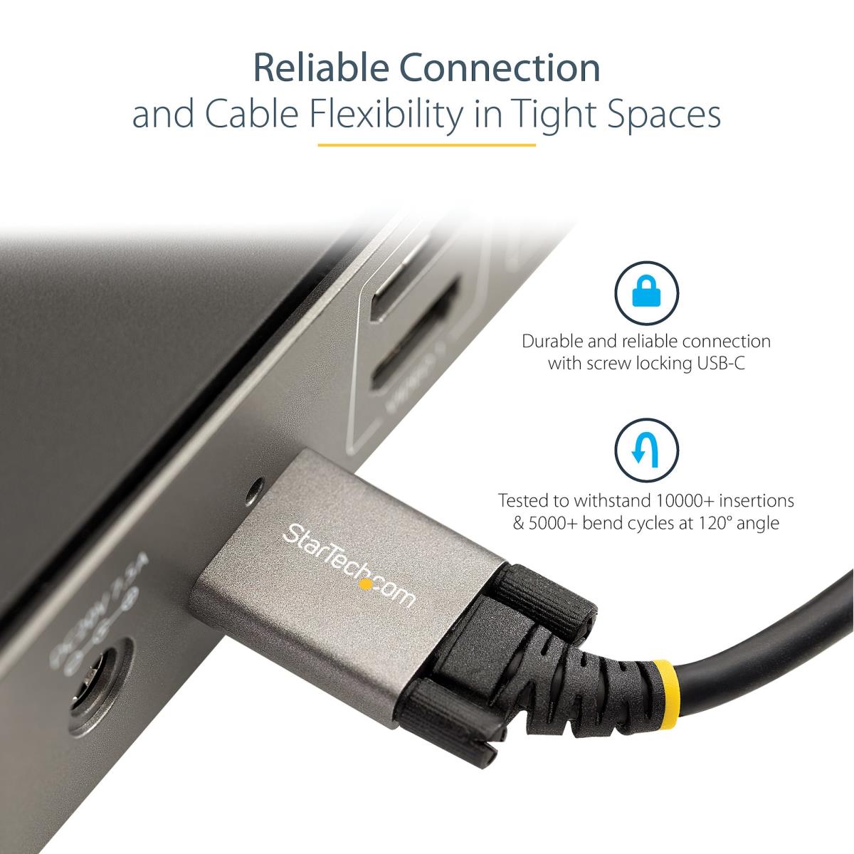 0.5M LOCKING USB C CABLE 100WPD thumbnail