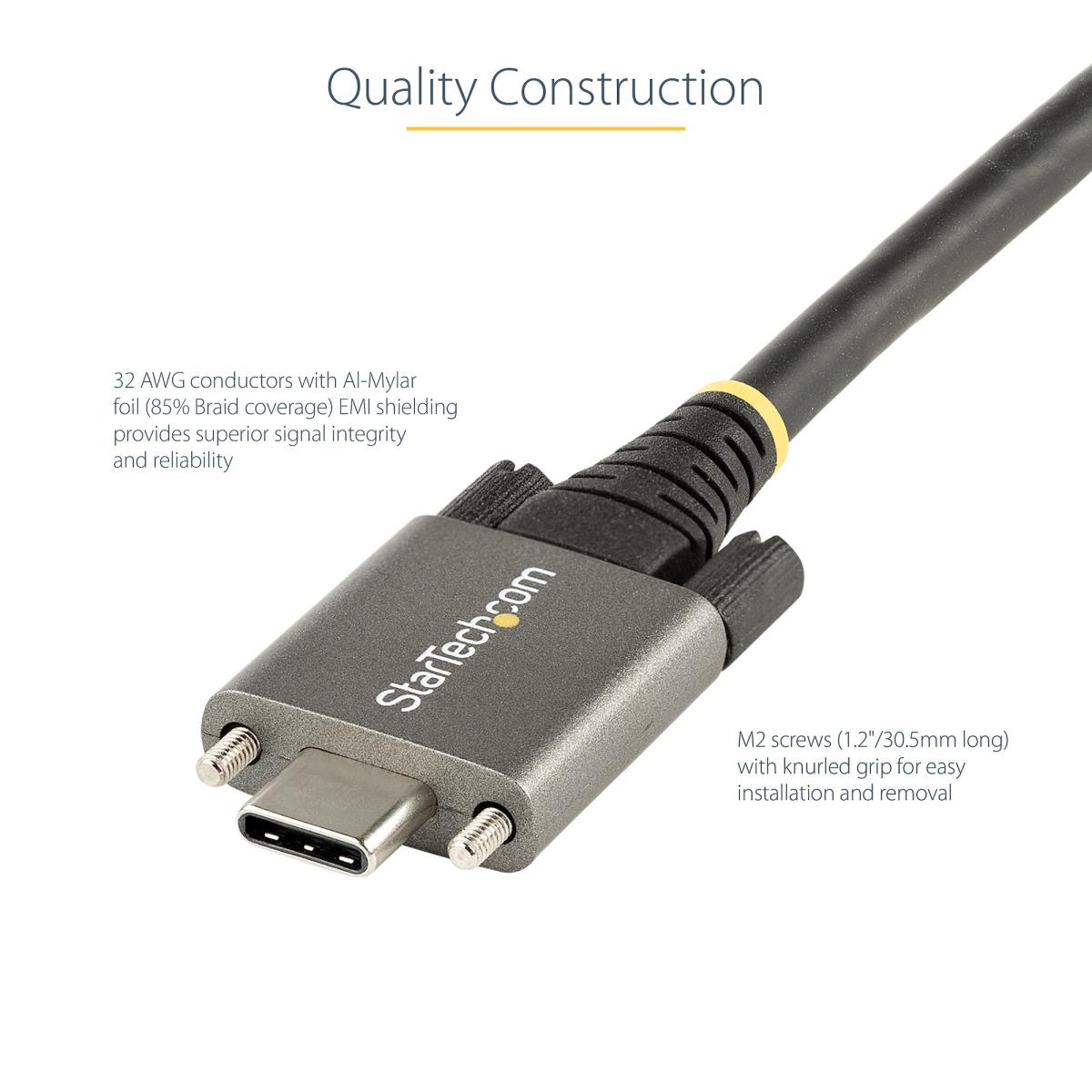 0.5M LOCKING USB C CABLE 100WPD thumbnail