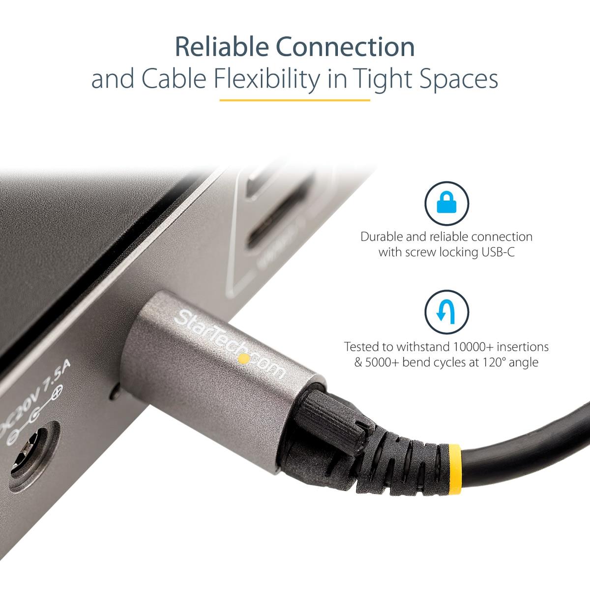 0.5M LOCKING USB C CABLE 100WPD thumbnail