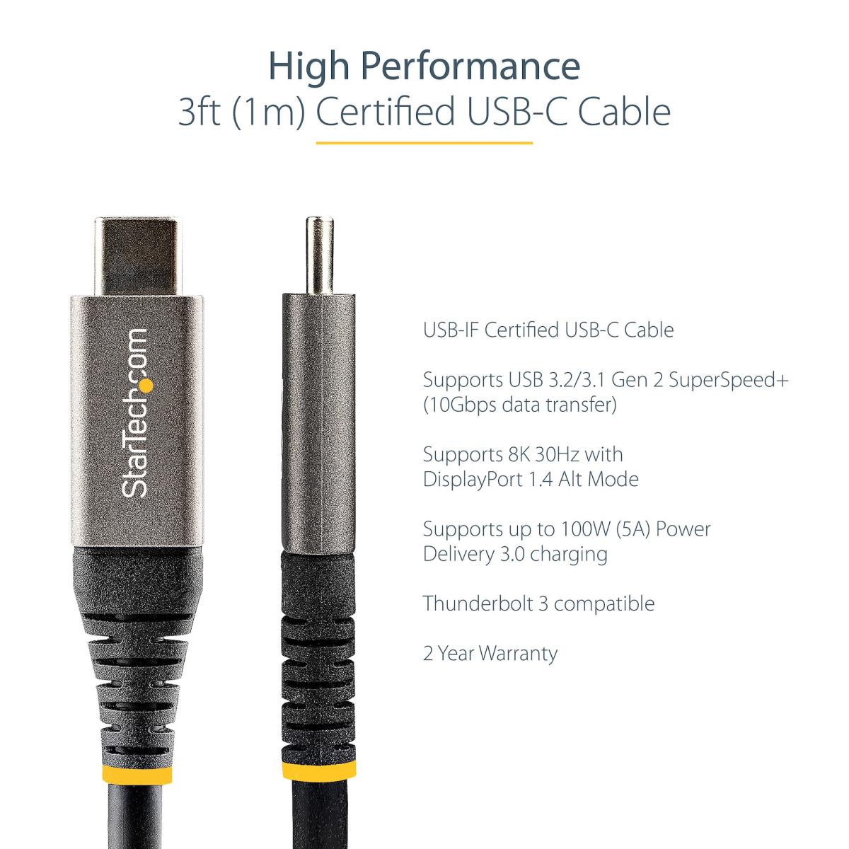 1M USB C CABLE WITH 100W PD thumbnail
