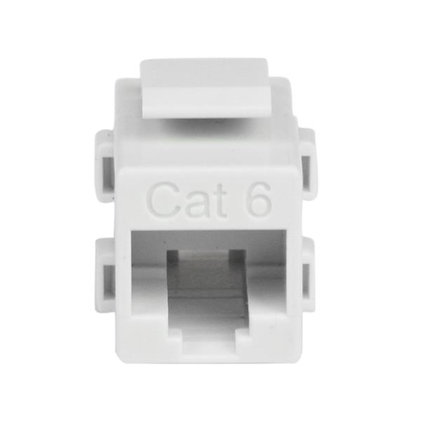 CAT6 RJ45 COUPLER WHITE - thumbnail