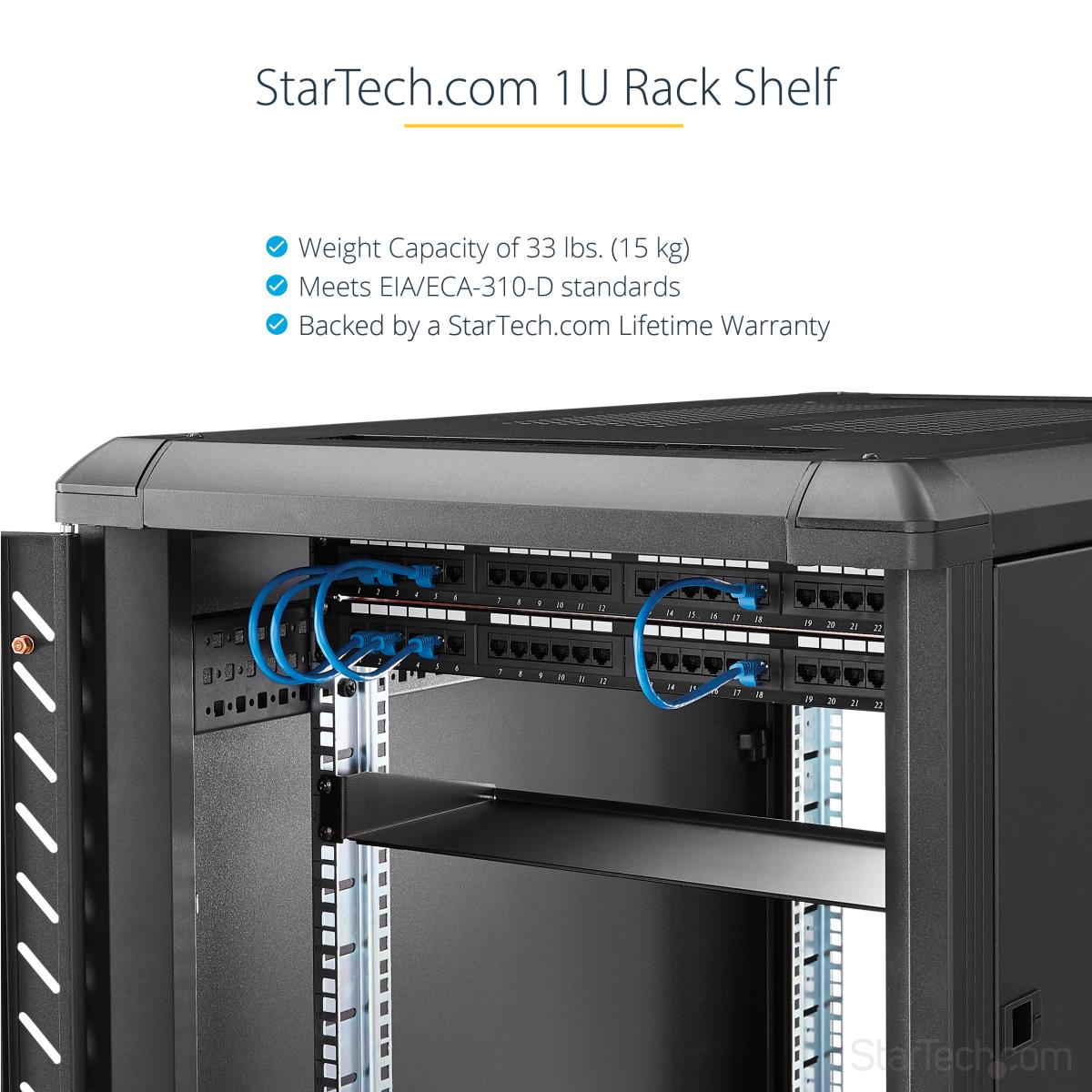 1U SERVER RACK SHELF UNIVERSAL thumbnail