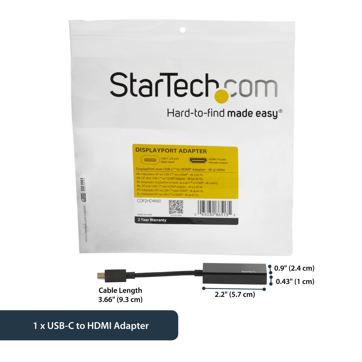 USB C TO HDMI ADAPTER DONGLE 4K thumbnail