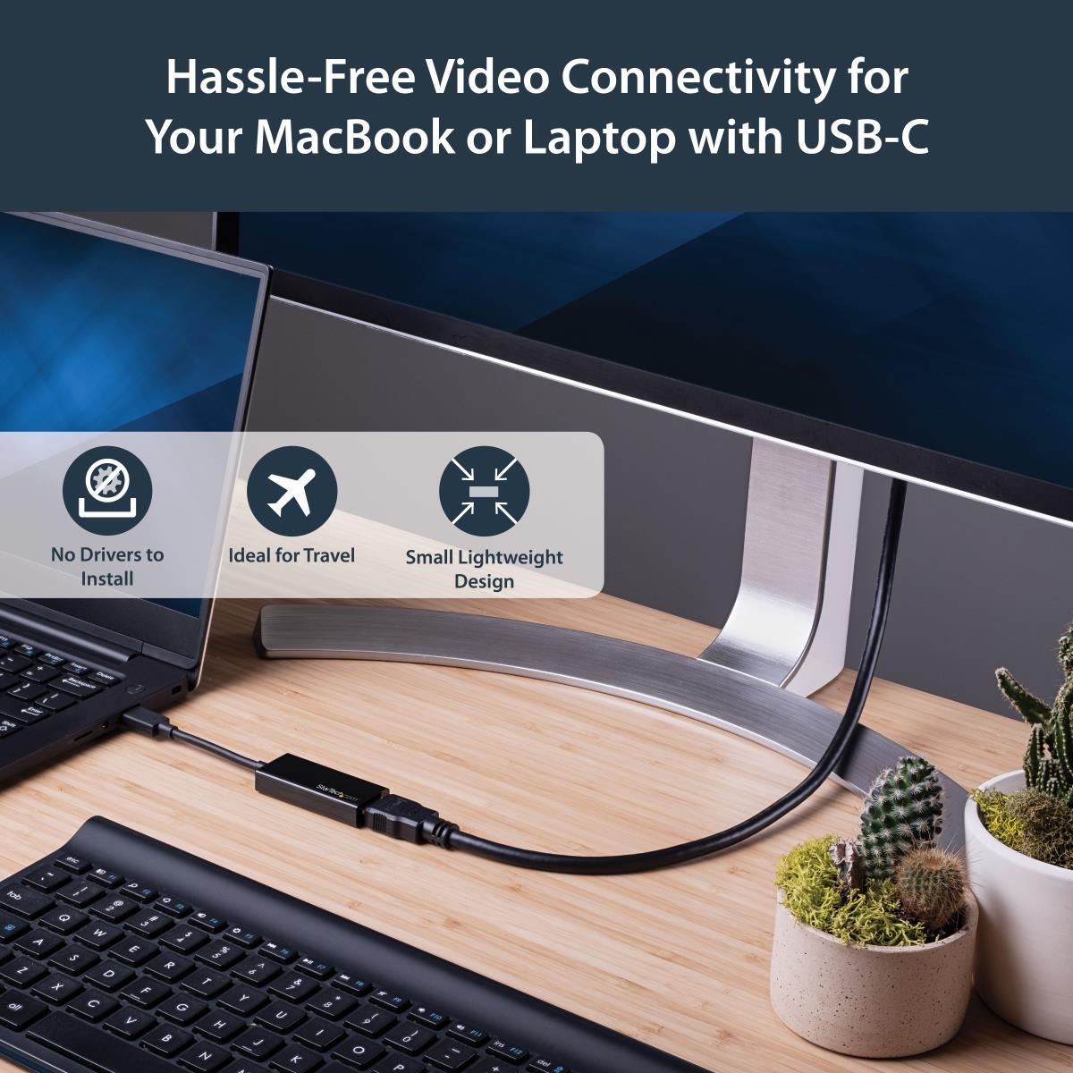 USB C TO HDMI ADAPTER DONGLE 4K thumbnail