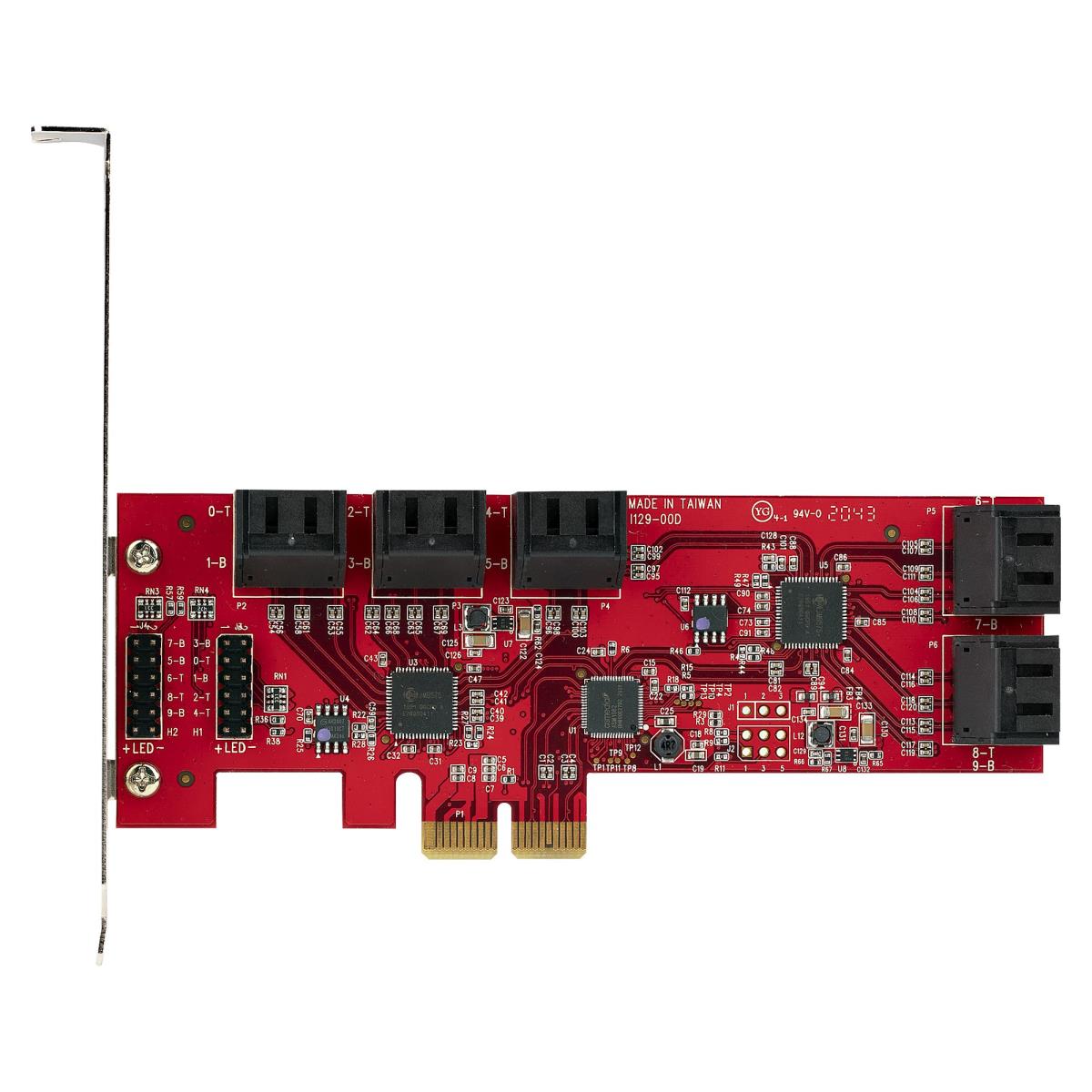 SATA PCIE CARD - 10 PORT 6GBPS thumbnail