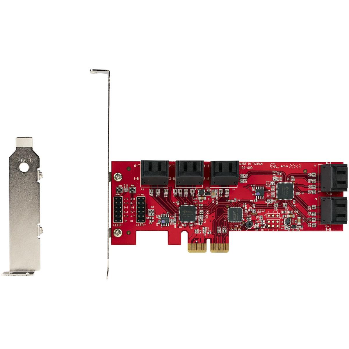 SATA PCIE CARD - 10 PORT 6GBPS thumbnail
