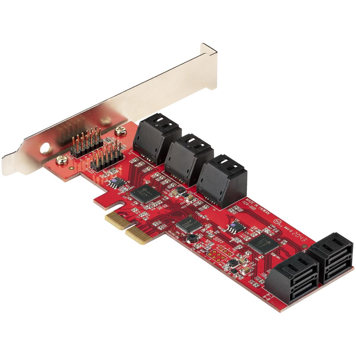 SATA PCIE CARD - 10 PORT 6GBPS thumbnail