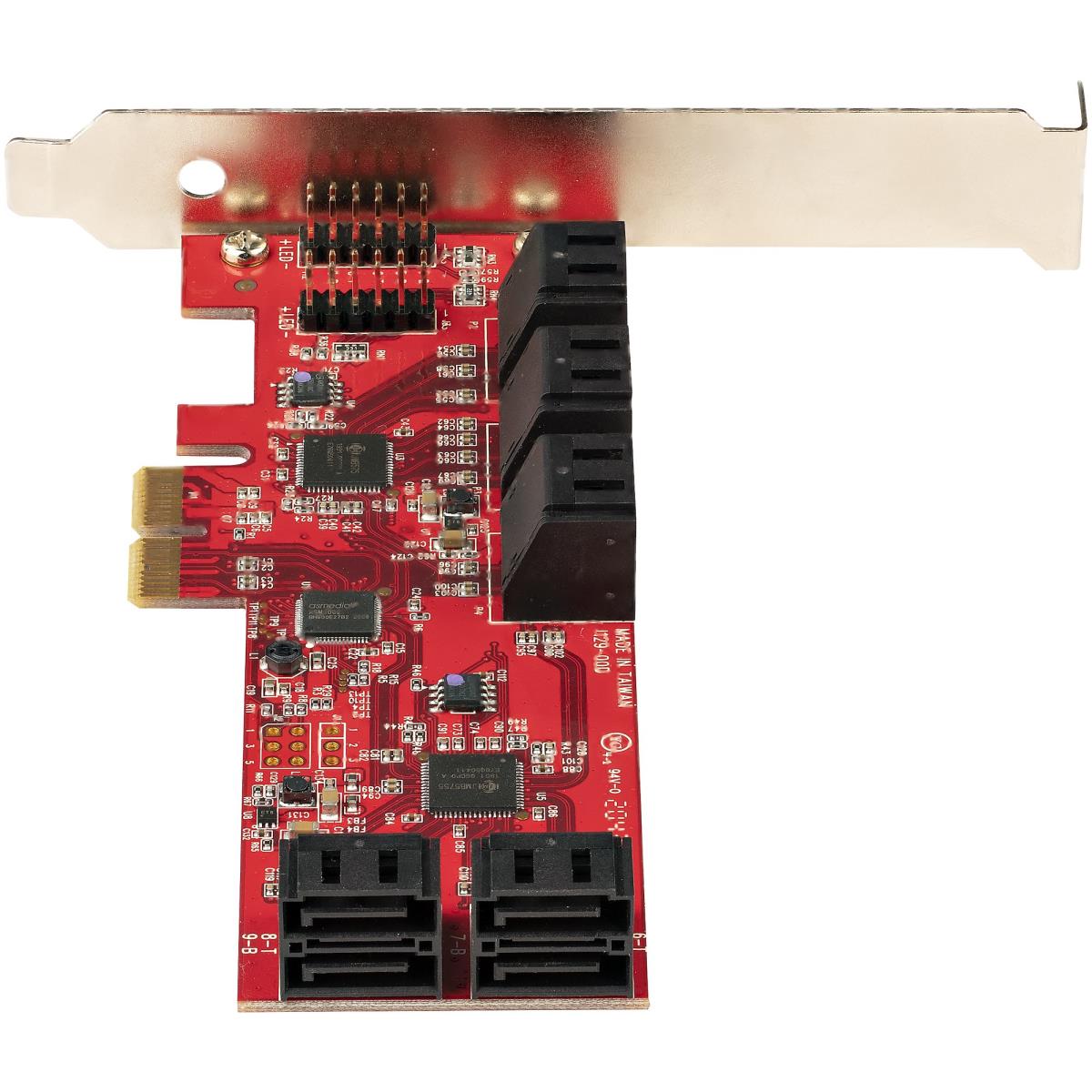 SATA PCIE CARD - 10 PORT 6GBPS thumbnail