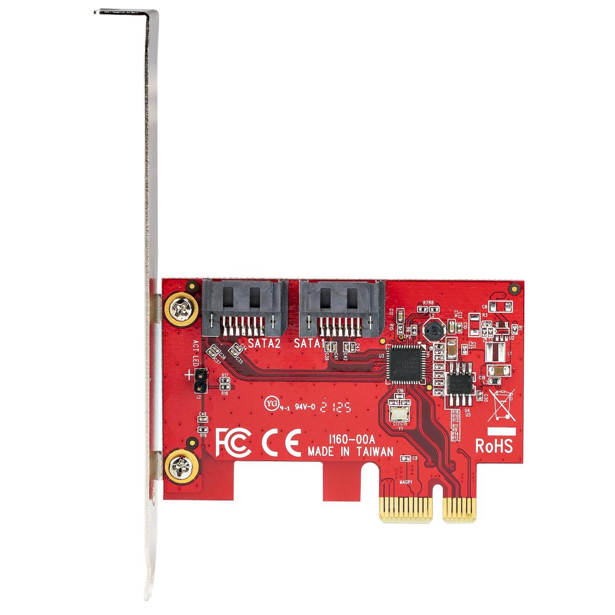 SATA PCIE CARD 2 PORT NO-RAID thumbnail