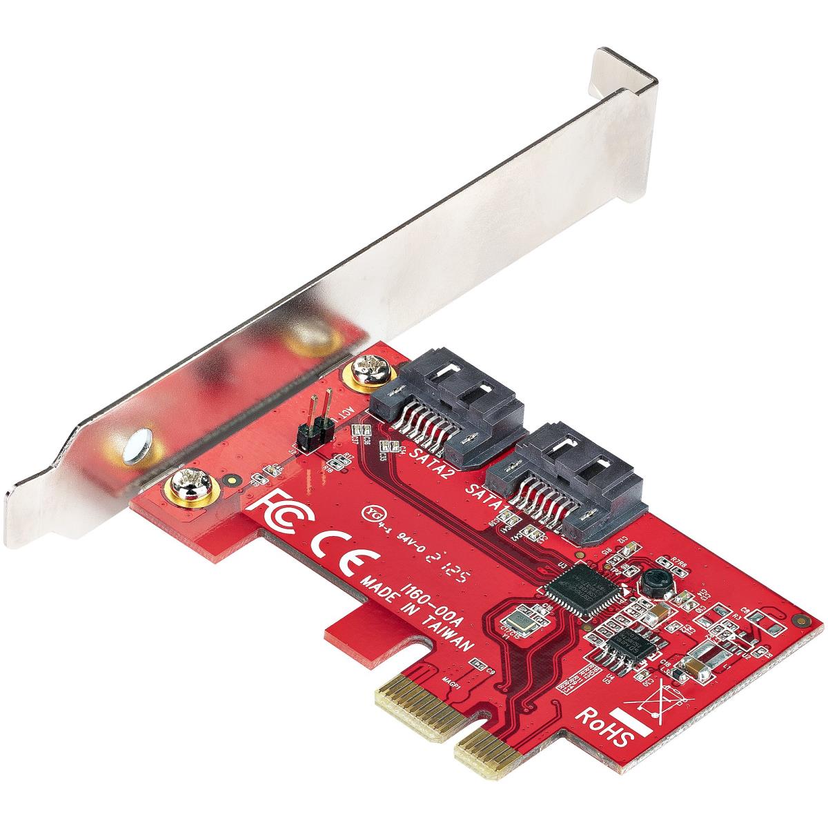 SATA PCIE CARD 2 PORT NO-RAID thumbnail