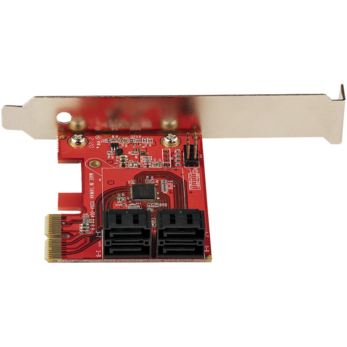 SATA PCIE CARD - 4 PORT (6GBPS) thumbnail