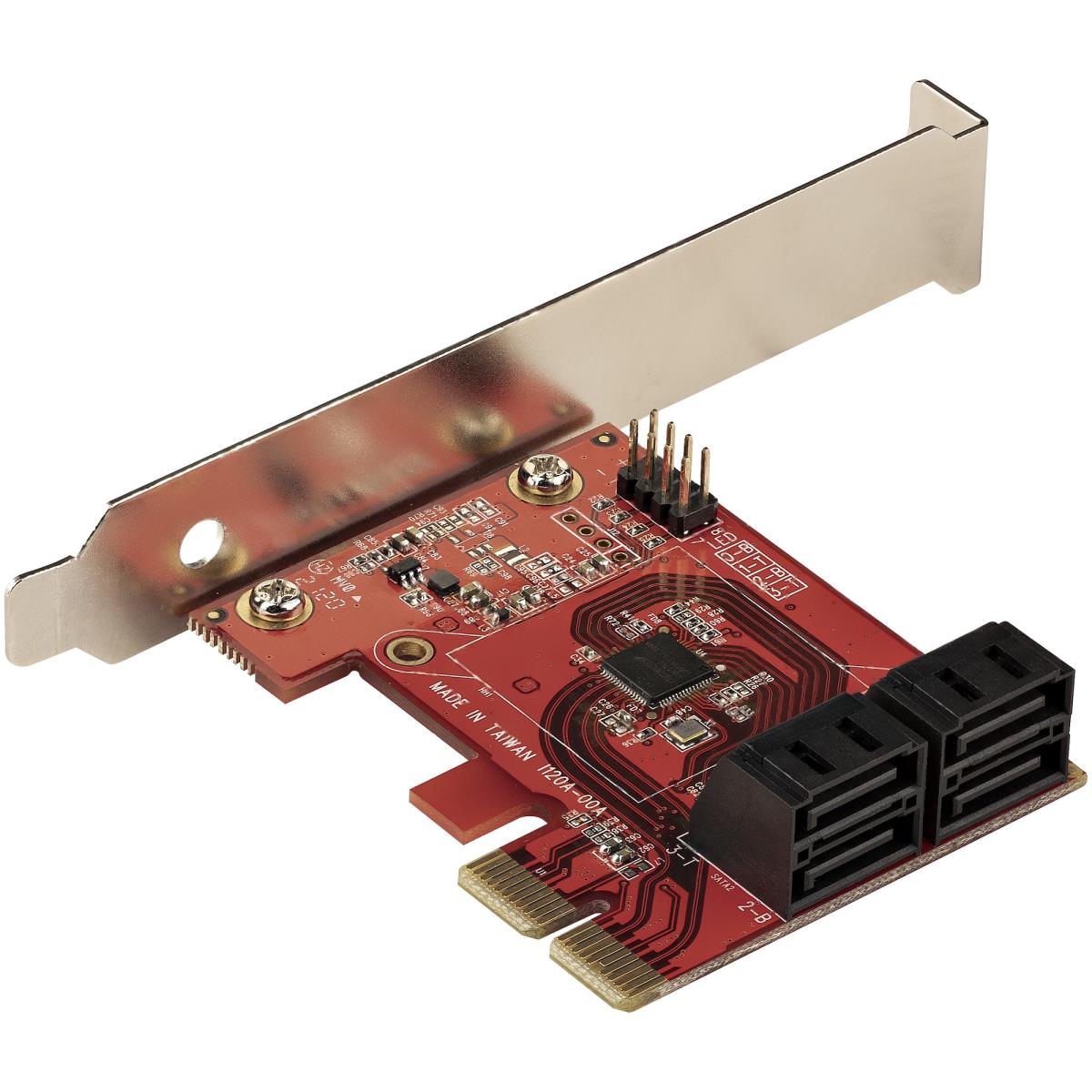 SATA PCIE CARD - 4 PORT (6GBPS) thumbnail