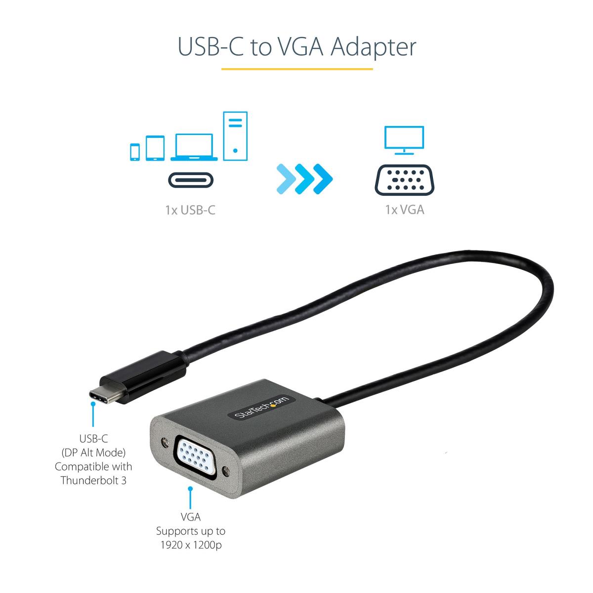 12 USB C TO VGA ADAPTER DONGLE thumbnail