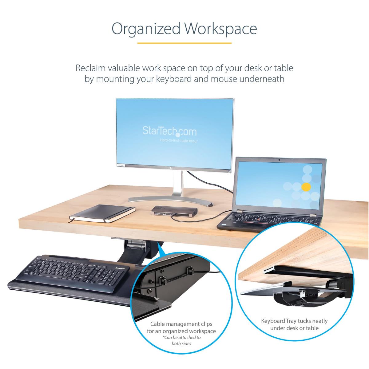 UNDER DESK KEYBOARD TRAY thumbnail