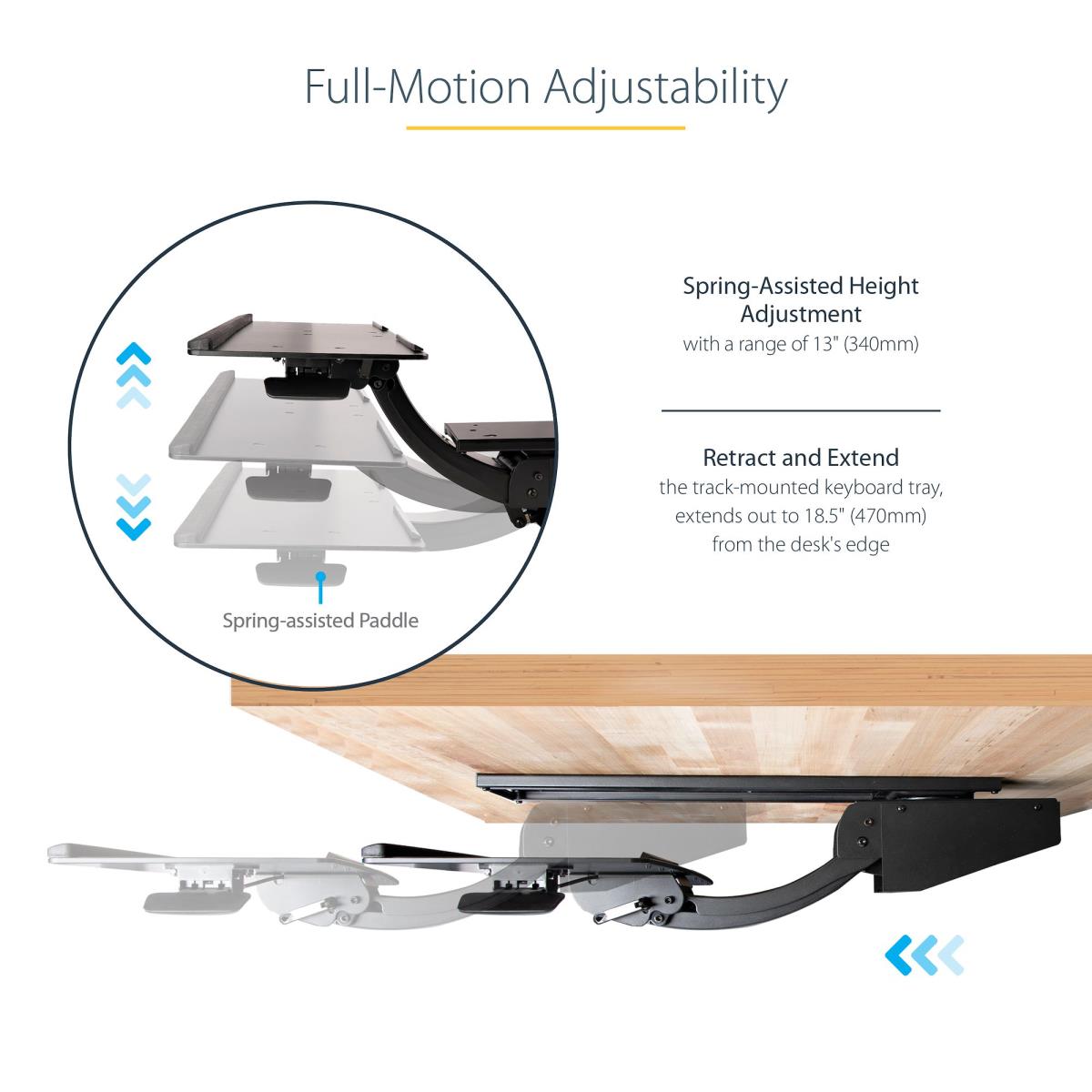 UNDER DESK KEYBOARD TRAY thumbnail