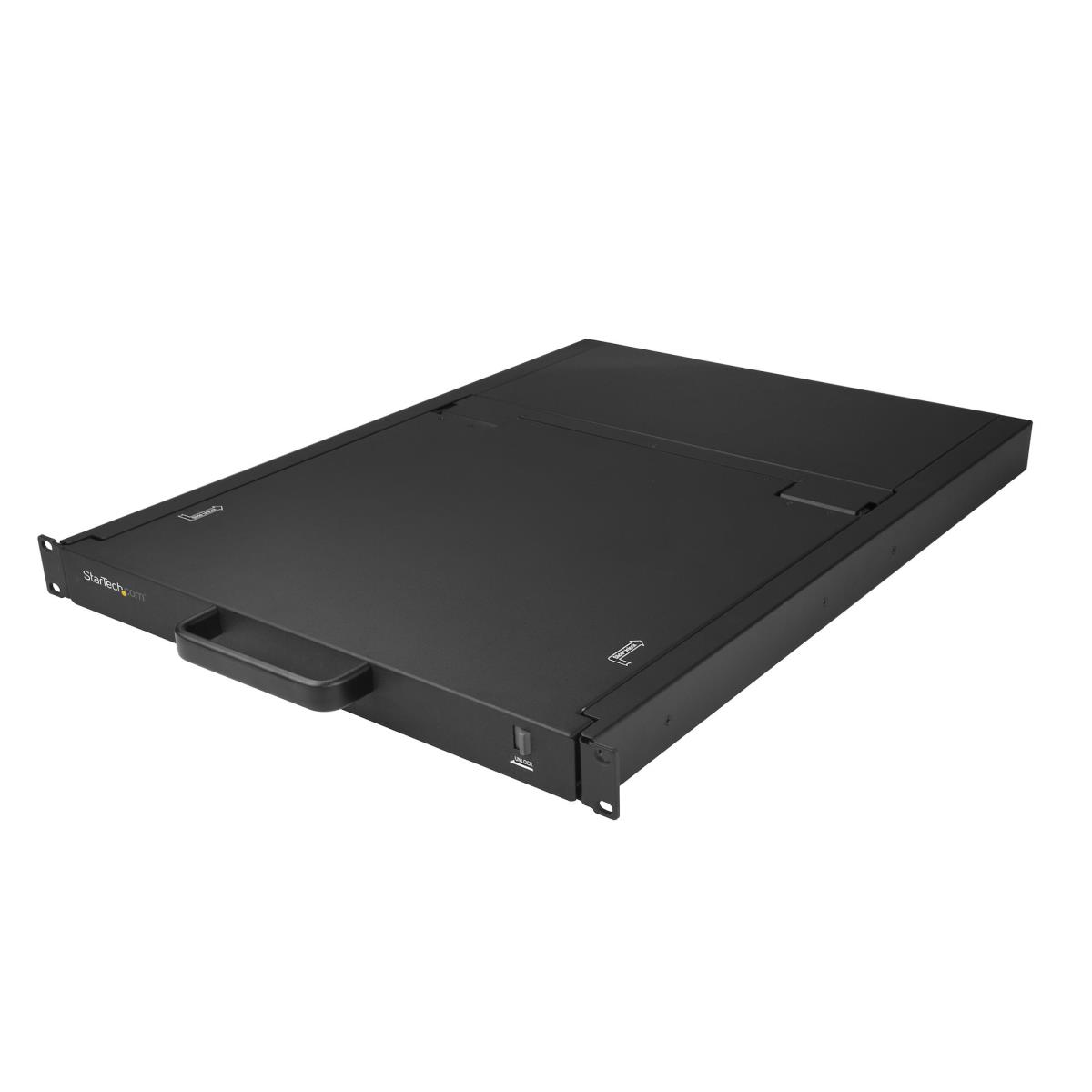8 Port Rackmount KVM Console with 6ft Cables, Integrated KVM Switch with 19