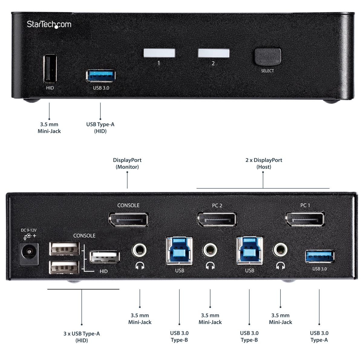 2 PORT DISPLAYPORT KVM SWITCH thumbnail