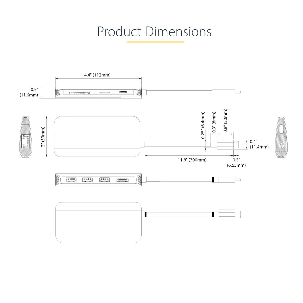 USB C MULTIPORT ADAPTER 100W PD thumbnail