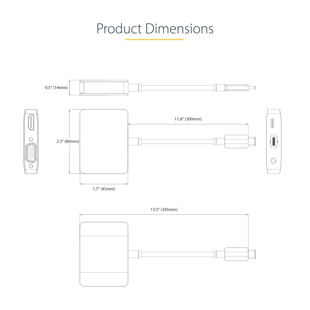 USB C VIDEO ADAPTER CONVERTER thumbnail