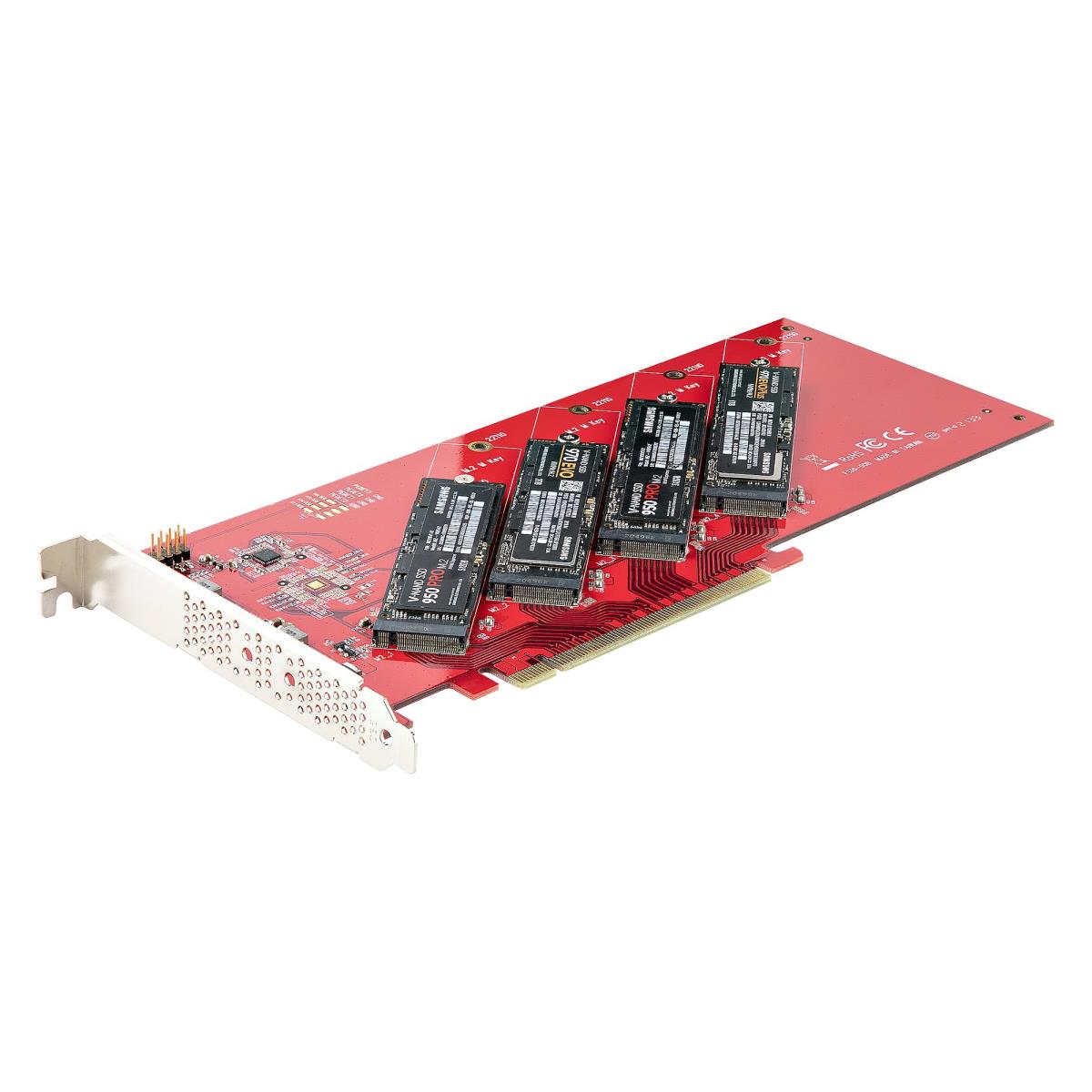 QUAD M.2 PCIE SSD ADAPTER CARD thumbnail