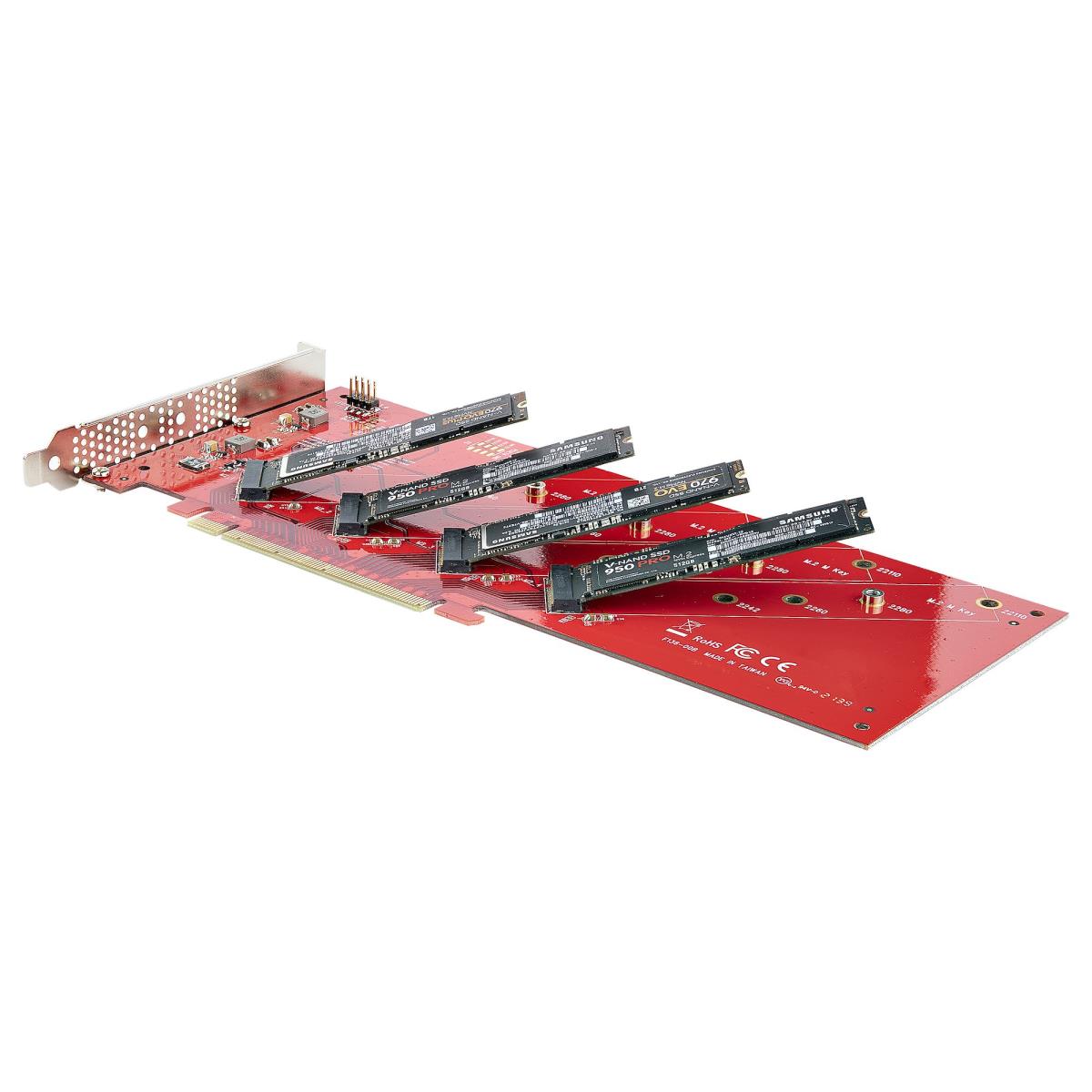 QUAD M.2 PCIE SSD ADAPTER CARD thumbnail