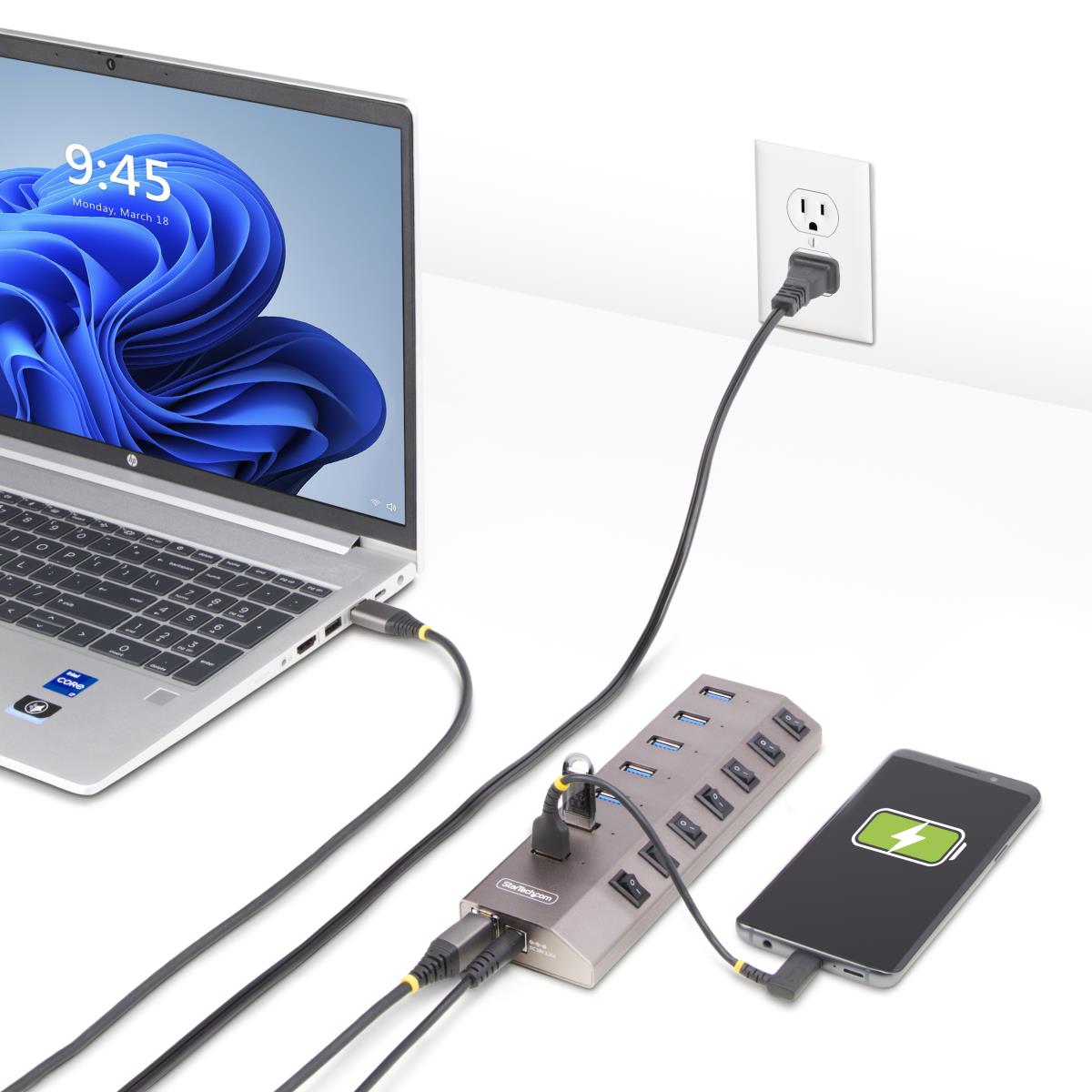 7-PORT SELF-POWERED USB-C HUB thumbnail