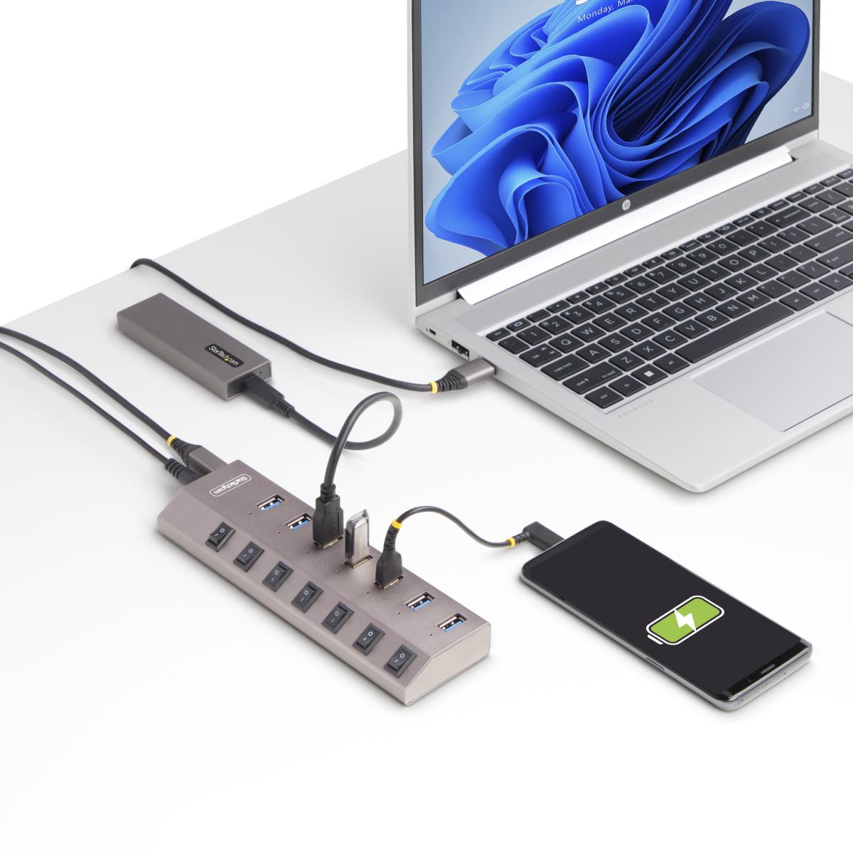 7-PORT SELF-POWERED USB-C HUB thumbnail