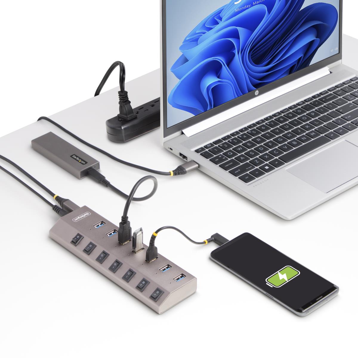7-PORT SELF-POWERED USB-C HUB thumbnail