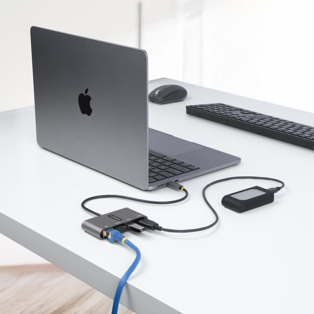 3 PORT USB C HUB WITH ETHERNET thumbnail
